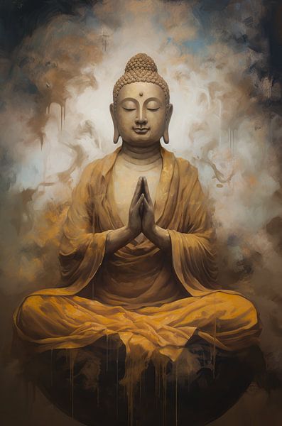 Buddha&#039;s Silence in the Storm by Emil Husstege