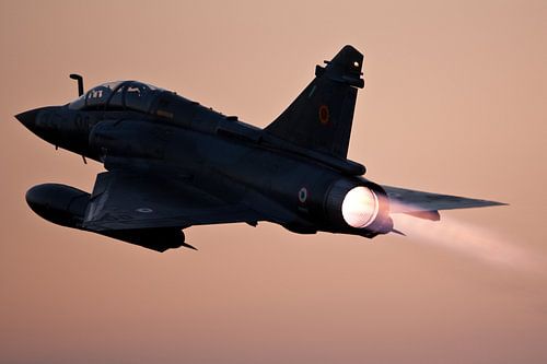 Franse mirage 2000D tijdens take off