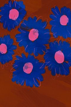 Blauwe bloemen van Treechild