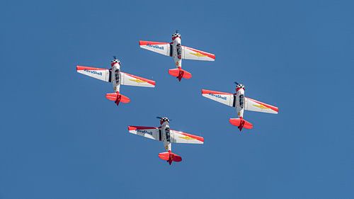 Aeroshell Aerobatic Team. by Jaap van den Berg