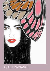 Nymera - Quiet Radiance (Hellrosa Edition) von Anne Koek Art