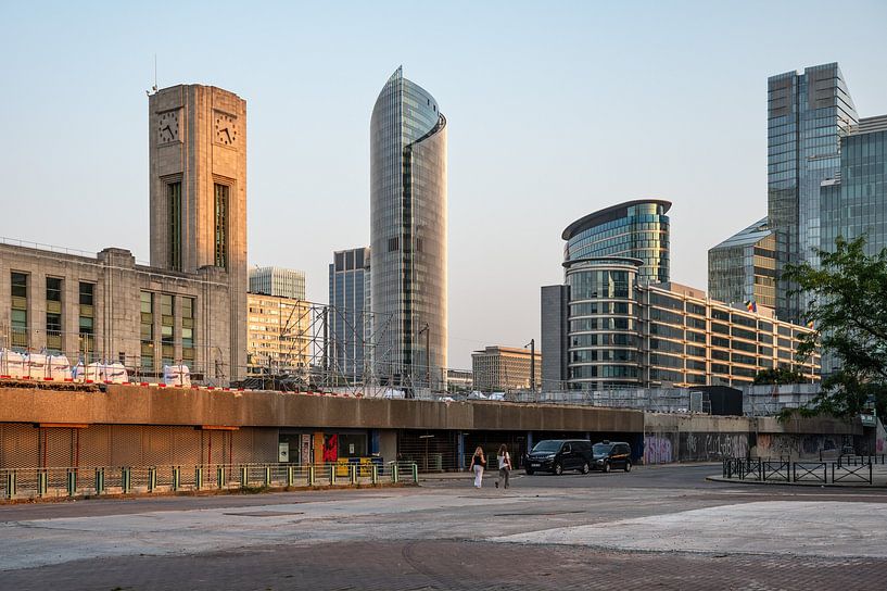 Place du Nord à Bruxelles, Belgique par Werner Lerooy