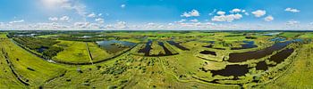 Nationalpark De Alde Feanen, in 360° aus der Luft