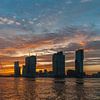 Sonnenaufgang in Rotterdam  von Erik van 't Hof