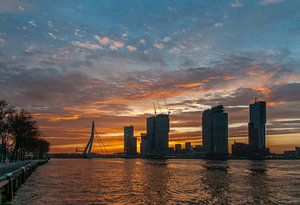 Sonnenaufgang in Rotterdam  von Erik van 't Hof