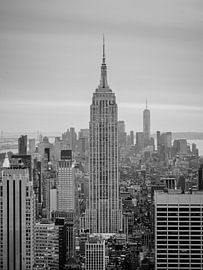 Empire State Building – New York in Schwarzweiß von Martin Boose