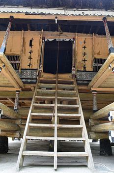 Traditioneel gebouw in Indonesië