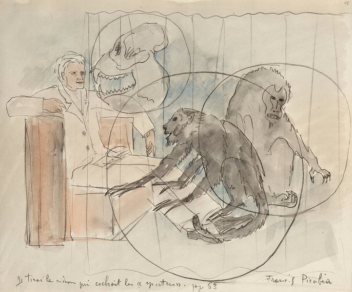 Francis Picabia - J'ai tiré le rideau qui cachait les &#039;fantômes&amp;#039 ; (1931) par Peter Balan