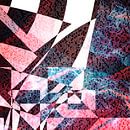 Benedix: Vitaltone [digital abstract art, white, red, blue] by Nelson Guerreiro thumbnail