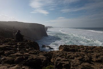 Visser aan de westkust