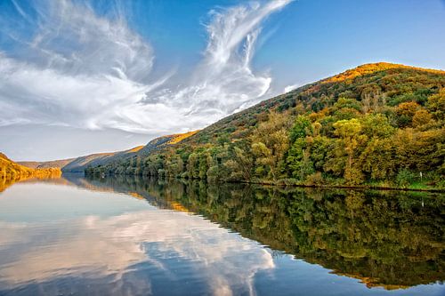 Schöne Herbstfarben von der Mosel