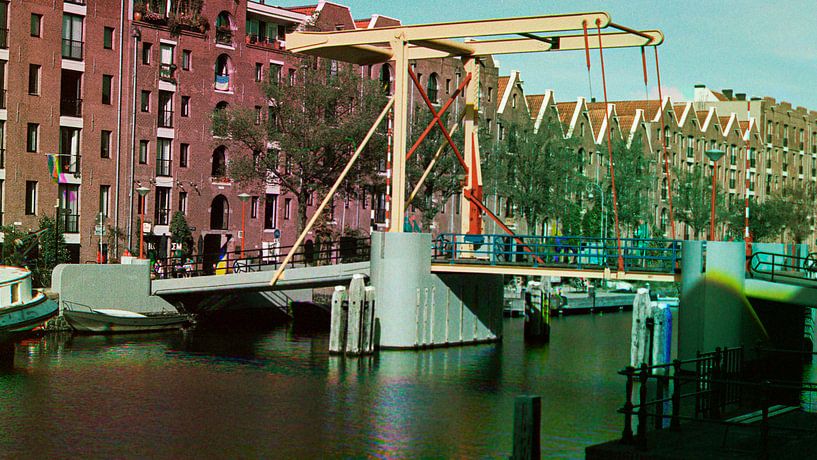 Entrepot dock in tri-colour shot by Eduard de Kam