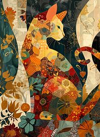 Graceful Silhouette by Color Square