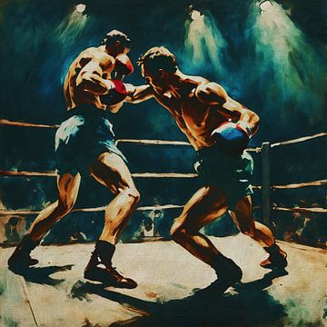 The Clash of Titans in the Ring by Jan Keteleer (JanKé): A Journey Beyond the Canvas