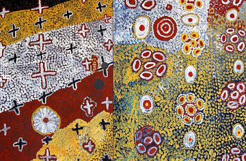 Aboriginal panelen van Inge Hogenbijl
