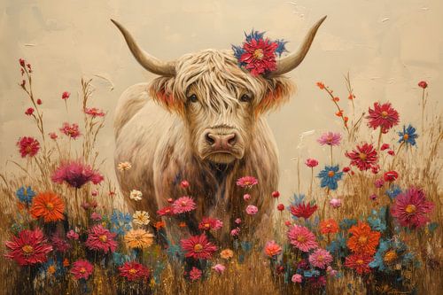 Highlander Blumenkrone - Verspielte Eleganz in der Natur