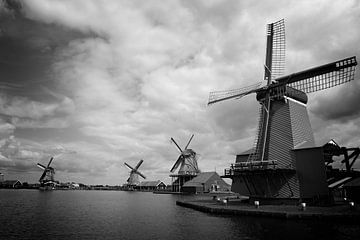 Molens aan de Zaanse Schans van Ab Wubben