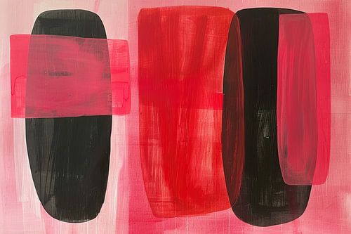 Travail moderne scandinave coloré