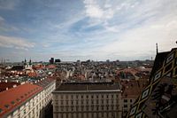 Blick über Wien, Österreich, in Farbe