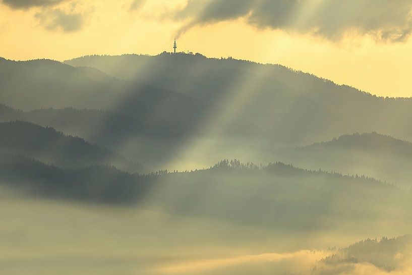 Inversie weersomstandigheden Schauinsland van Patrick Lohmüller