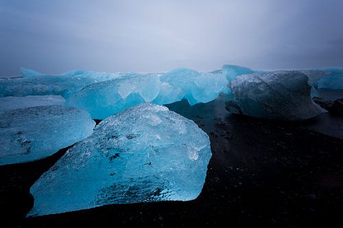 Eisschollen am Strand von Prachtt