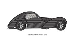 Bugatti Typ 57SC Atlantik, 1936