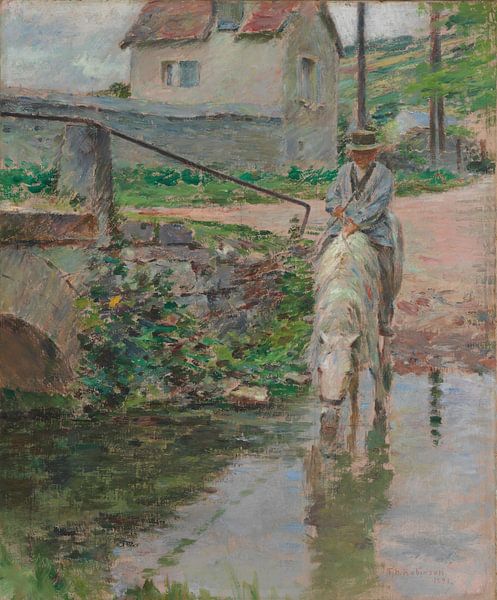Theodore Robinson-De Waterplaats by finemasterpiece