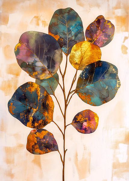 Eucaliptus leaves nature art 8 by JBJart Justyna Jaszke