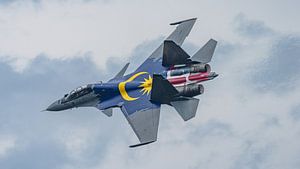 Die Sukhoi SU-30MKM der malaysischen Luftwaffe.