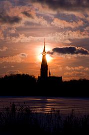 Winter sunset by Thomas Fransen