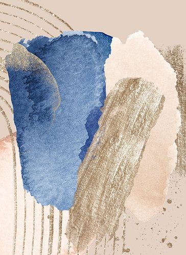 Abstract Chique Blue