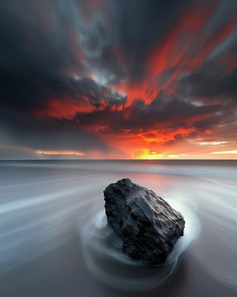 Goldene Küstenwolken im Lichtzauber von fernlichtsicht