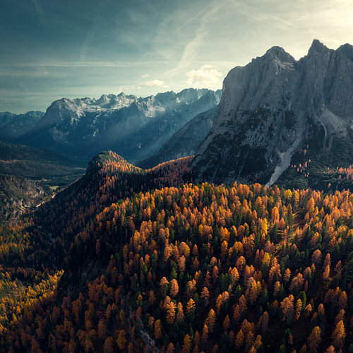 Herbst in den Dolomiten