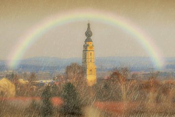 Onder de regenboog - Braunau am Inn van Christine Nöhmeier