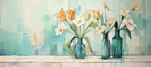 Malerei mit Blumen 300020