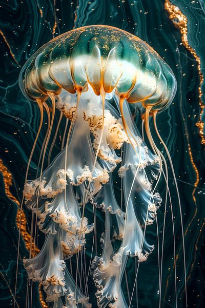 Emerald jellyfish by Steffen Gierok