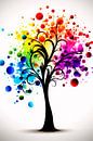 Kleurrijk Levensboom van Art & Soul Creations thumbnail