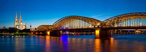 Kölner Dom und Hohenzollernbrücke von davis davis