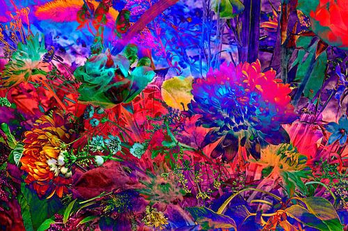 Zomerse bloemendroom