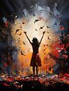 Banksy meets Pollock art by PixelPrestige thumbnail