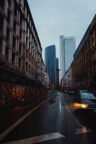 Pluie à Francfort par Stefan Spoelstra