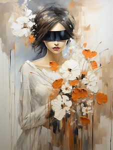 Glamour abstrait - femme