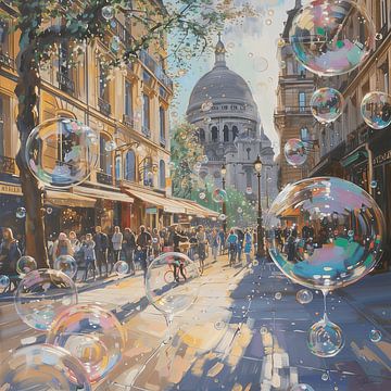 Bubbles in Paris by Dream Drip