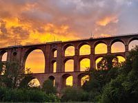 Die Göltzschtalbrücke, ein beeindruckendes Viadukt.