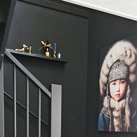 Photo de nos clients: L'enfant du soleil d'hiver par PixelMint., sur ArtFrame