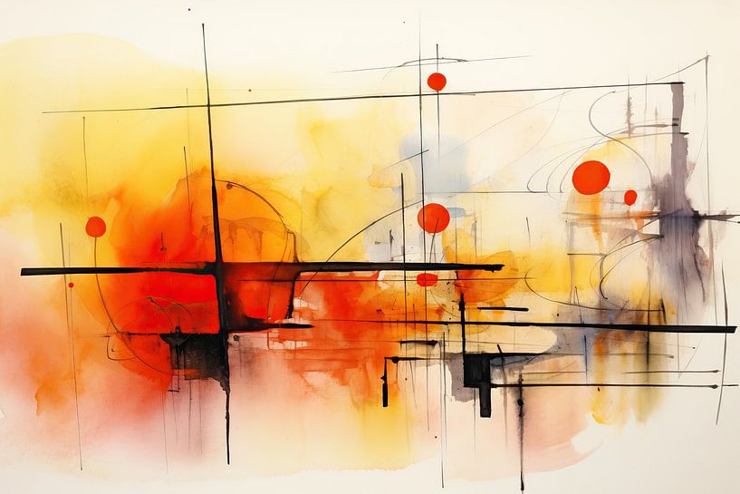 Minimalistisch Abstrakt 343927 von Abstraktes Gemälde