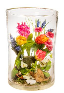 Boeket bloemen in een vaas