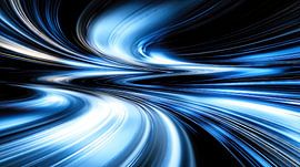 Lichtspuren im Wirbel von Frank Heinz