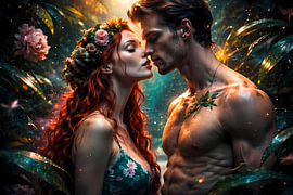 Romance in the woods