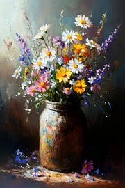 Flower bouquet vase by Poster Art Shop